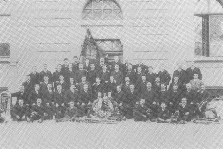 Première Photo de La Fanfare de Carouge 1891